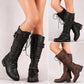 Bottes steampunk montant jusqu'aux genoux pour femmes
