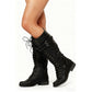 Bottes steampunk montant jusqu'aux genoux pour femmes