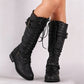 Bottes steampunk montant jusqu'aux genoux pour femmes