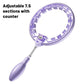 Cerceau de hula hoop intelligent et ajustable avec fonction massage