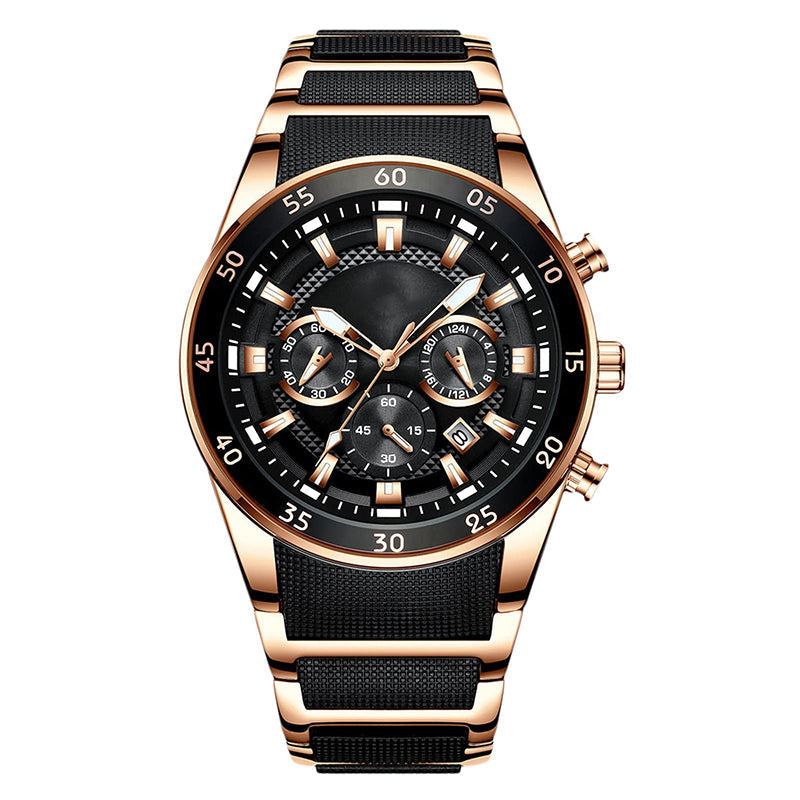 🔥Stock limité disponible 60% de réduction🔥Montre à quartz multifonctionnelle étanche pour hommes