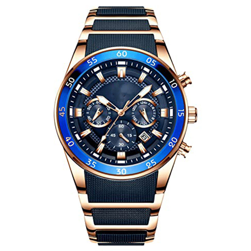 🔥Stock limité disponible 60% de réduction🔥Montre à quartz multifonctionnelle étanche pour hommes