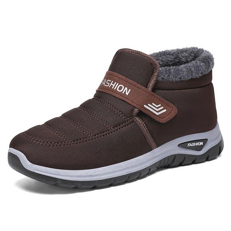 Sneakers slip-on sans lacets pour l'hiver