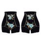 🎀 Shorty Sculptant Taille Haute pour Femme - Effet Gainant & Broderie Fleurie ✨ Maintien optimal, confort respirant et touche élégante pour une silhouette sublimée.