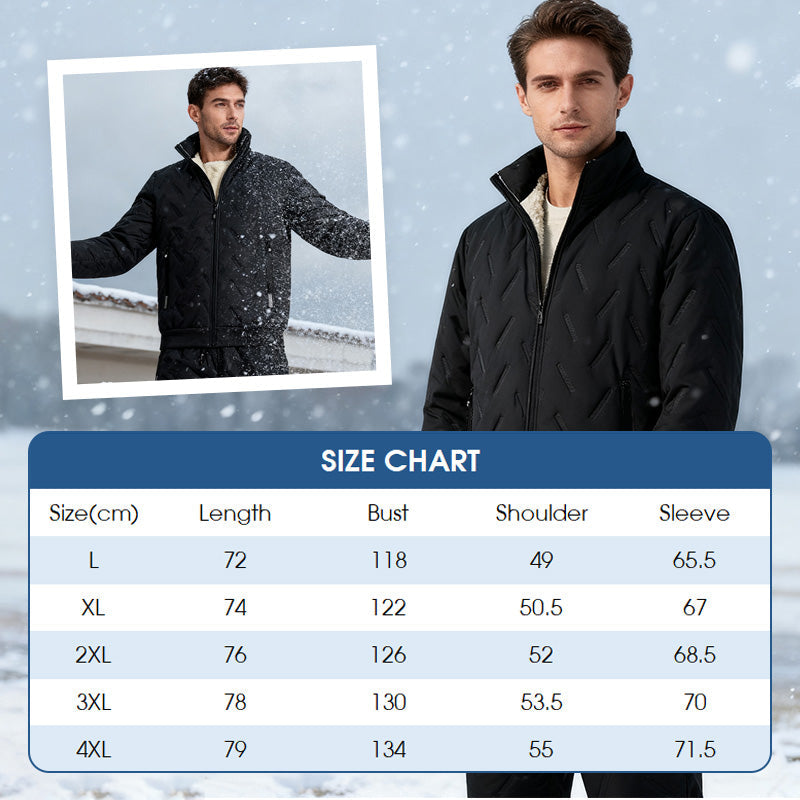 📢📢50 % DE RÉDUCTION !! ⏰Ensemble deux pièces élégant composé d'une veste et d'un pantalon chauds pour homme