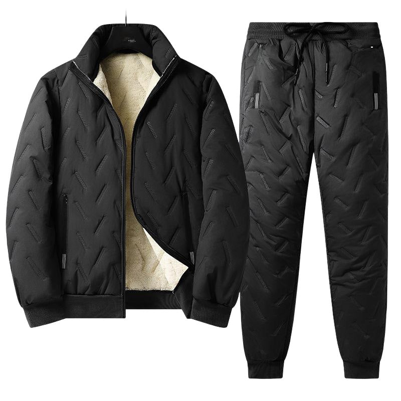 📢📢50 % DE RÉDUCTION !! ⏰Ensemble deux pièces élégant composé d'une veste et d'un pantalon chauds pour homme