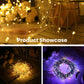 📢📢50% DE RÉDUCTION !!! 🎅 Guirlande Lumineuse USB - 8 Effets Lumineux, Fils de Cuivre Flexibles, Éclairage d'Ambiance Intérieur/Extérieur 🎄💡