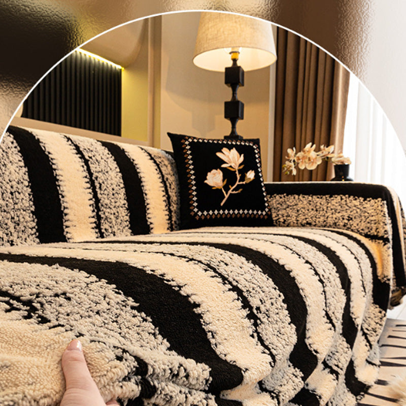 🛋️ 50% DE RÉDUCTION! ✨ Housse de Canapé en Peluche Douce - Protection Antidérapante avec Élastiques pour un Confort et un Style Maximum 🏠🌟