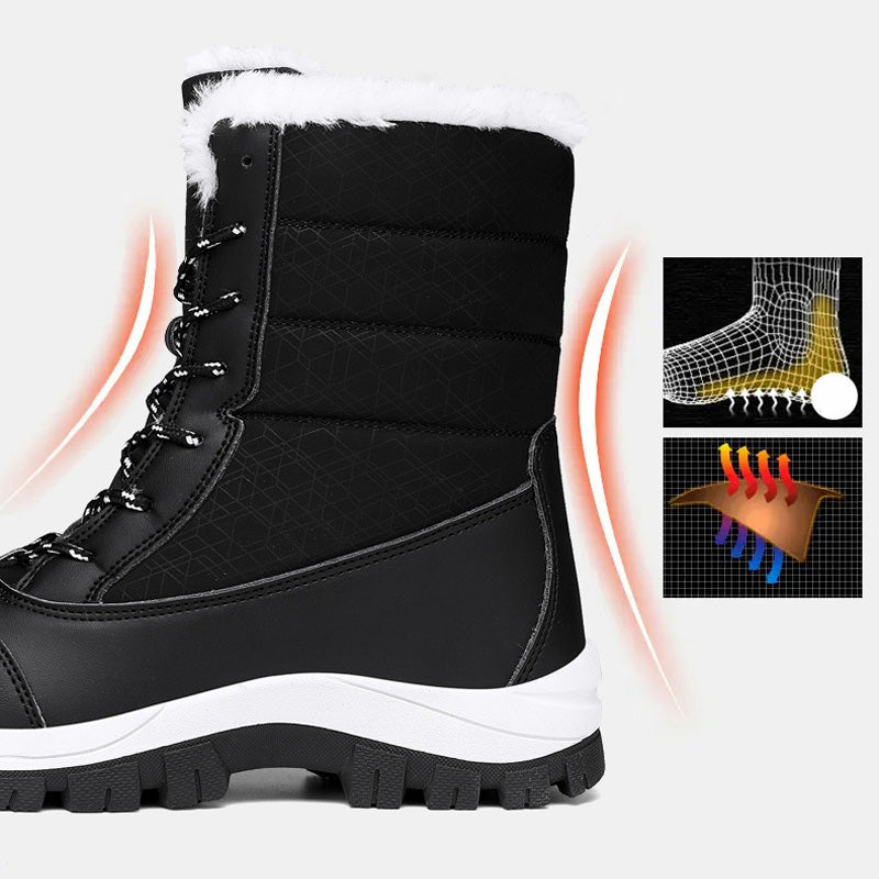 📢 49 % de réduction !!!🔥 Bottes d’hiver imperméables & ultra-chaudes pour femmes – élégantes, antidérapantes & respirantes ! ❄️👢