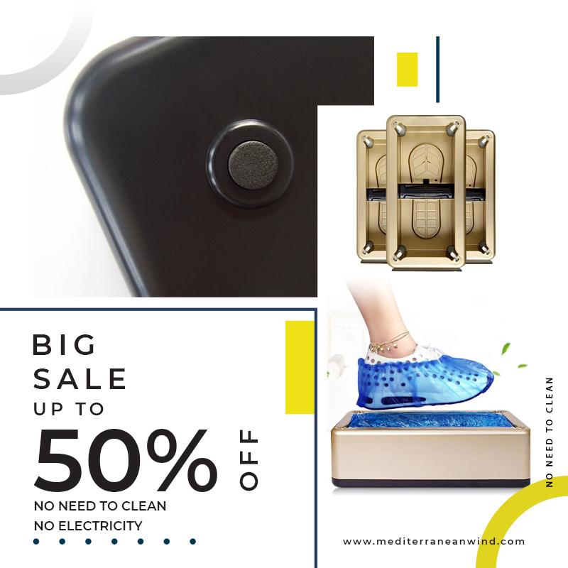 ⏳Offre à durée limitée : 50 % de réduction⏰Distributeur automatique de couvre-chaussures👟