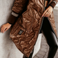 Veste matelassée d'hiver pour femme avec capuche