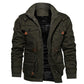 🔥 50% DE RÉDUCTION !🎁 Livraison gratuite✨ Veste Militaire Hiver Homme - 100% Coton, 7 Poches, Capuche Amovible, Idéal pour Activités Extérieures 🧥❄️