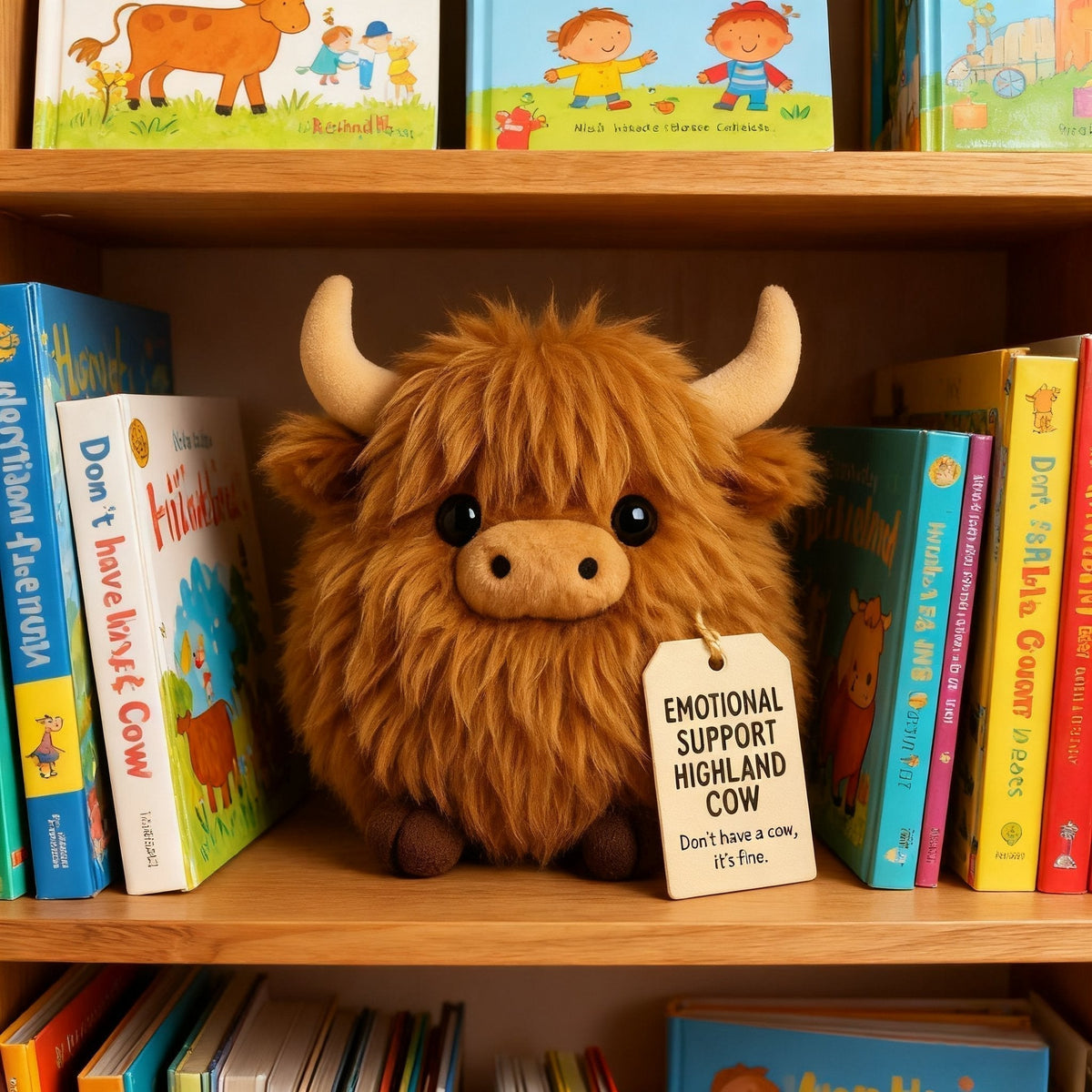 🎅Prévente de Noël 50% DE RÉDUCTION🎁Peluche vache des Highlands pour soutien émotionnel🎉