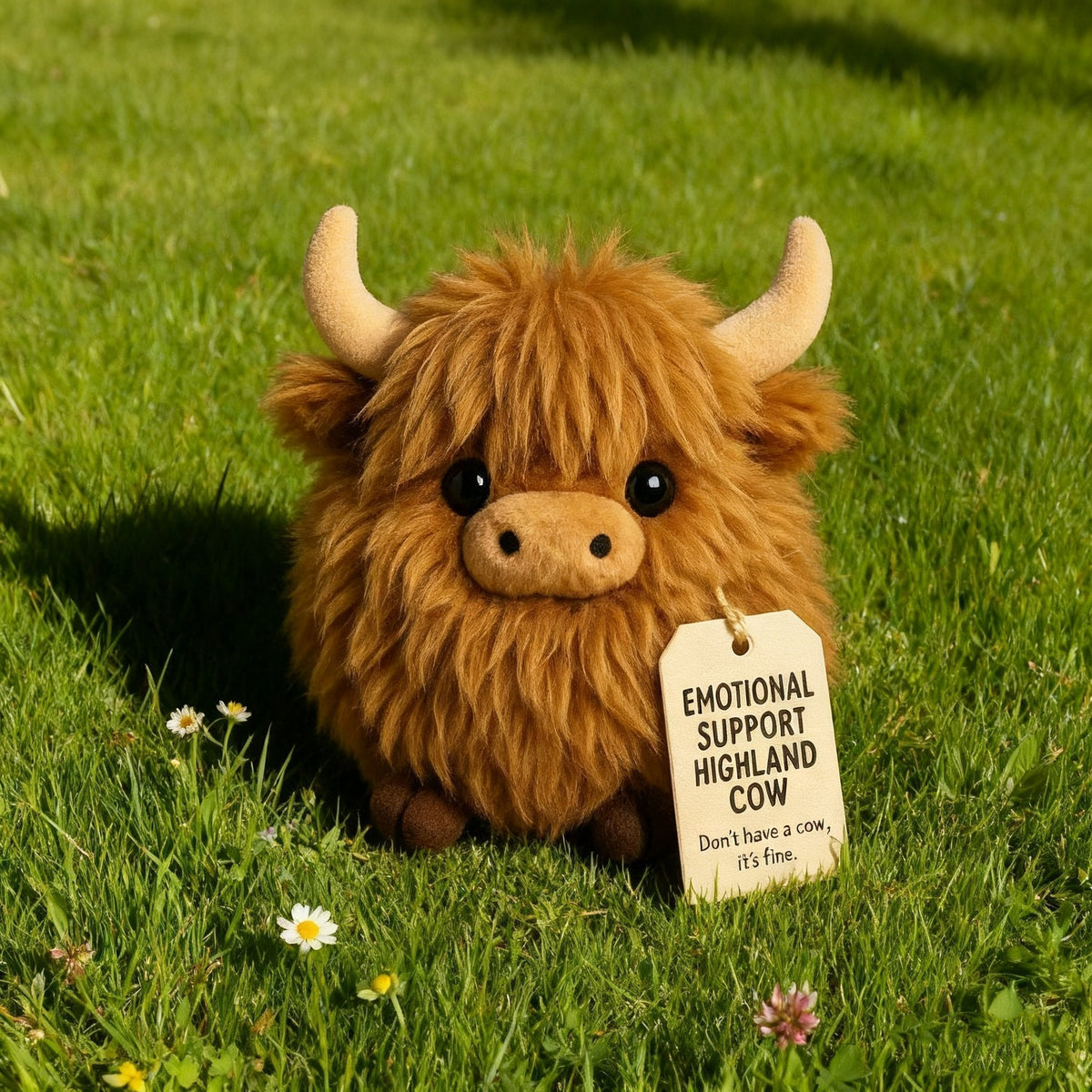 🎅Prévente de Noël 50% DE RÉDUCTION🎁Peluche vache des Highlands pour soutien émotionnel🎉