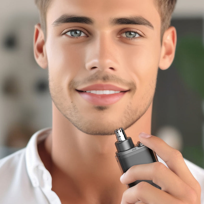 🔥50% DE RÉDUCTION✨Tondeuse Nez Intelligent✂️Coupe Indolore, Étanche IPX7, Recharge Rapide Type-C, Affichage LED⚡