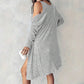 Ensemble robe moulante et cardigan en maille côtelée