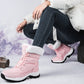 Bottes de neige chaudes antidérapantes tendance pour femmes