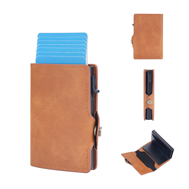 💼 ACHETEZ 1, OFFERT 1 ! 😎 Portefeuille Homme en Cuir PU – Fermeture Magnétique, Protection RFID & Design Élégant 🔒