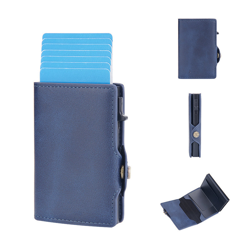 💼 ACHETEZ 1, OFFERT 1 ! 😎 Portefeuille Homme en Cuir PU – Fermeture Magnétique, Protection RFID & Design Élégant 🔒