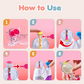 🎄 SOLDES DE NOËL 50% DE RÉDUCTION! ✨ Kit de Bulles DIY avec Pompe pour Enfants - 200 mL de Solution à Bulles avec 6 Accessoires pour des Heures de Jeu 🫧🌟