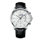 Montre à quartz lumineuse et étanche pour homme