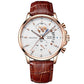 Montre à quartz lumineuse et étanche pour homme