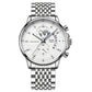 Montre à quartz lumineuse et étanche pour homme