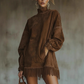 【S-3XL】💖Robe à manches longues et franges🔥Achetez 2 livraison gratuite