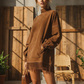 【S-3XL】💖Robe à manches longues et franges🔥Achetez 2 livraison gratuite