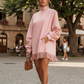 【S-3XL】💖Robe à manches longues et franges🔥Achetez 2 livraison gratuite