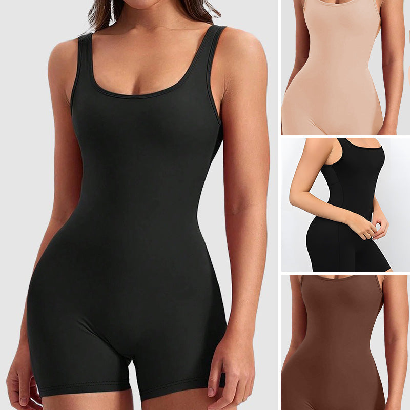 🎁 50% DE RÉDUCTION ! ✨ Gaine Amincissante 1 Pièce – Sculpte Ventre & Hanches, Invisible sous les Vêtements, Confort Respirant 💃🖤