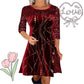 ⏳Offre spéciale à durée limitée✨Robe élégante évasée à paillettes💃Scintillez en rouge, or et vert pour toutes les occasions🌟