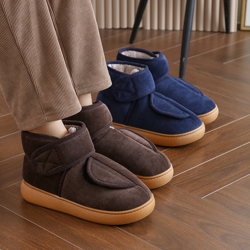 Chaussons chauds, doux et antidérapants