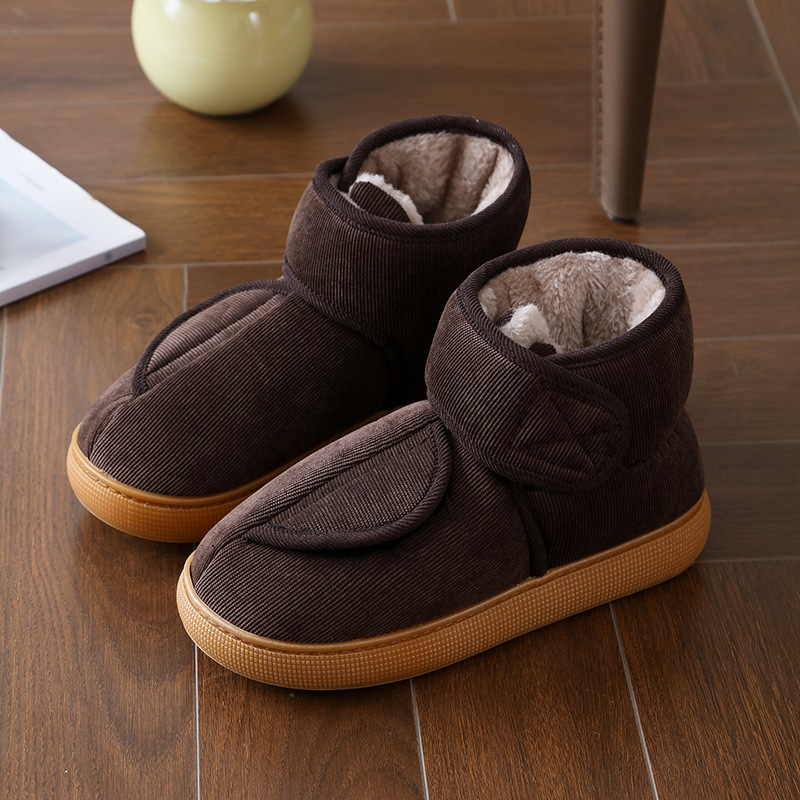 Chaussons chauds, doux et antidérapants