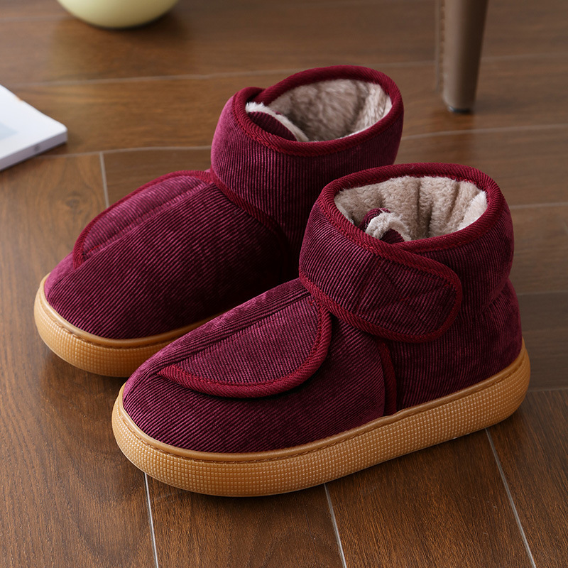 Chaussons chauds, doux et antidérapants