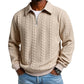 👕 60% DE RÉDUCTION! 🔥 Pull-Over Décontracté à Demi-Zip & Torsades pour Homme – Look Chic, Tissu Doux & Idéal pour la Mi-Saison 🧶