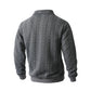 👕 60% DE RÉDUCTION! 🔥 Pull-Over Décontracté à Demi-Zip & Torsades pour Homme – Look Chic, Tissu Doux & Idéal pour la Mi-Saison 🧶