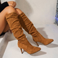 🔥Soldes exceptionnels - Bottes montantes à talons compensés tendance pour femmes