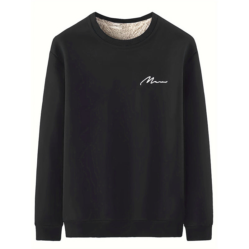 🔥 Restez au chaud et à l'aise cet hiver ! Sweat-shirt à doublure thermique pour hommes