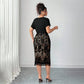 Robe décontractée à col en V pour femme