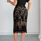 Robe décontractée à col en V pour femme