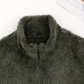 Sweat-shirt à col montant et demi-zip pour femme