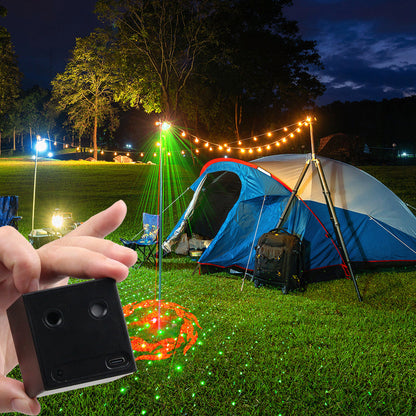 📢📢50 % de réduction !!!✨Lampe laser RGB rechargeable et portable pour soirées