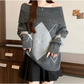 Pull à manches courtes et col rond pour femme