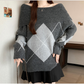 Pull à manches courtes et col rond pour femme