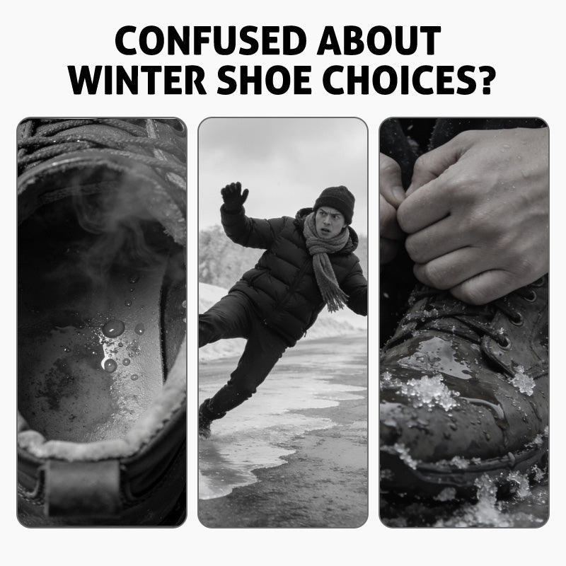 🔥50% de réduction🔥 Bottes de neige imperméables pour hommes avec doublure amovible
