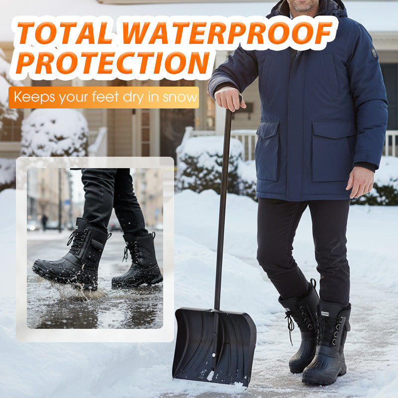 🔥50% de réduction🔥 Bottes de neige imperméables pour hommes avec doublure amovible