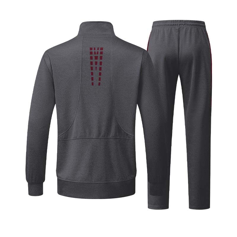 Ensemble 2 pièces veste et pantalon de course à fermeture éclair intégrale pour homme