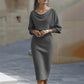 🌟 Offre à durée limitée : 49 % de réduction 💃 Robe élégante et amincissante pour femme | Coupe élégante et silhouette flatteuse ✨