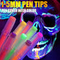 🎭🎨12 couleurs de stylos à peinture néon phosphorescente pour le visage